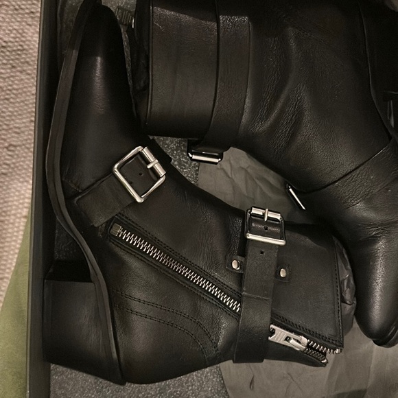 AllSaints Lior black boots